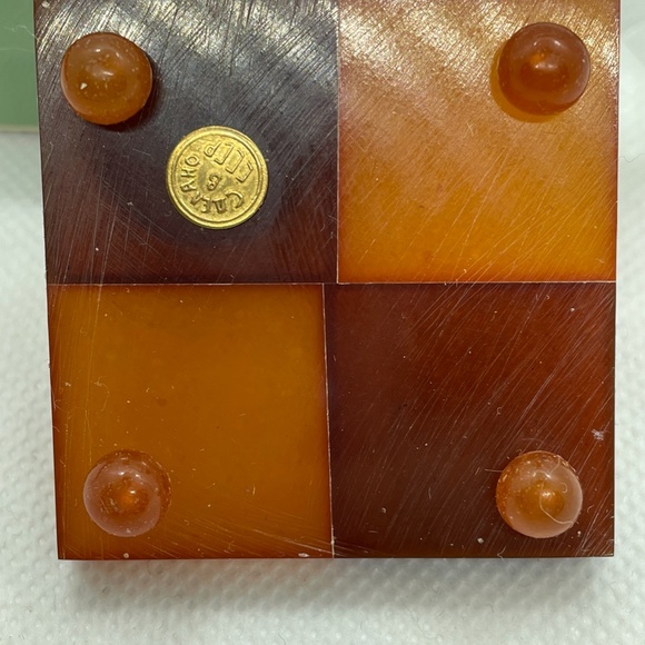 Vintage Baltic amber horse chess figurine USSR Soviet 1967 - Picture 6 of 6